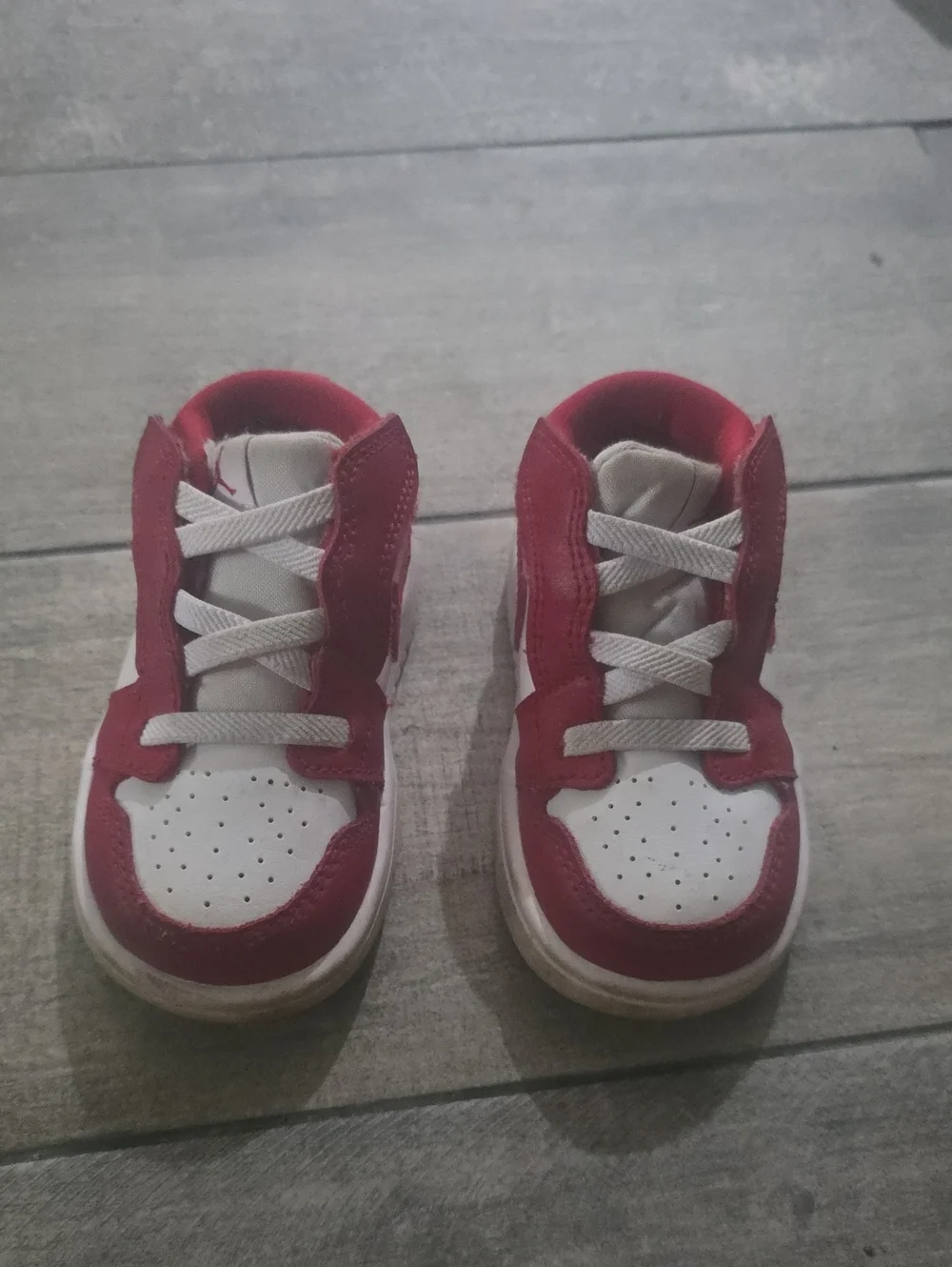 Toddler Jordan 1 Low Alt Gym Red/Gym Red-White Size 5